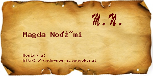 Magda Noémi névjegykártya